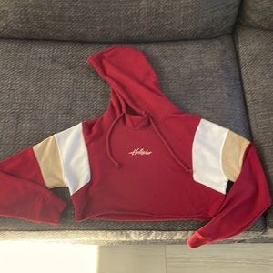 Hollister Cropped Hoodie XS